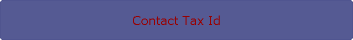 Contact Tax Id